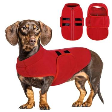 Imagem de Queenmore Suéter grande para cães, colete de lã macia, pulôver com orifício para trela, roupas quentes de inverno para clima frio, suéter de dachshund para cães grandes, gatos, meninos ou meninas