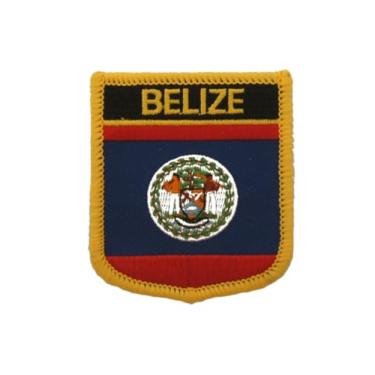 Imagem de Ruoming 1 PÇ Patch de bandeira de Belize, bordado a ferro ou costurado, tático, militar, nacional de Belize
