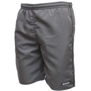 Imagem de Bermuda Calção Tactel Extra Plus Size Tamanho Grande Especial Cordão M