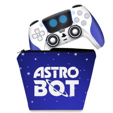 Imagem de Capa Case e Skin Compatível PS5 Controle - Astro Bot - Pop Arte Skins