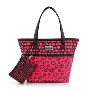 Imagem de Bolsa com Niqueleira Bolinha Pop Art - Jacki Design, Vermelho