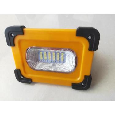 Imagem de Refletor de led luminária solar recarregável portátil usb - TLT