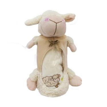 Imagem de Bolsa Ovelha Manta Branca - Pelúcia - Fofy Toys