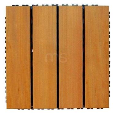 Imagem de Deck de Madeira 30x30cm Painel Modular em Placa Madersilva