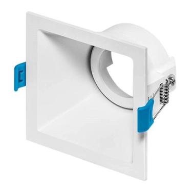 Imagem de Embutido Square Dicroica Quadrado Branco Stella, Branco