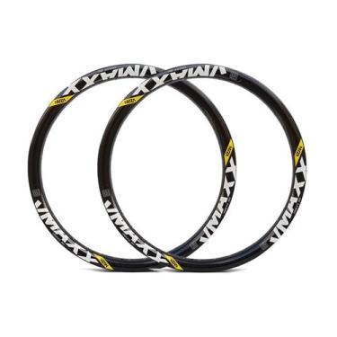 Imagem de Kit 2 Aros Rodas 26/32F. V-Maxx Preto DH Freio Disco Vzan, V-Maxx, Pre