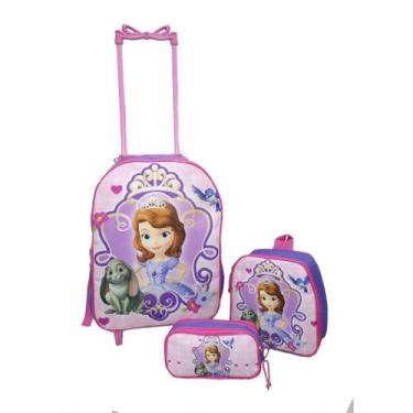 Imagem de Kit Mochila Infantil Princesa Sofia - DB