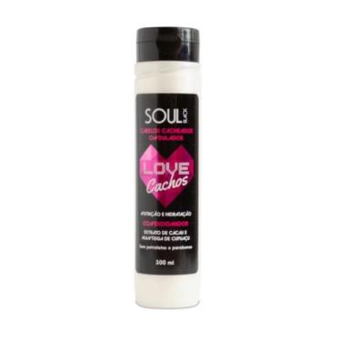 Imagem de Condicionador Love Cachos 300ml Soul Black Sem Petrolatos - Evoluxe