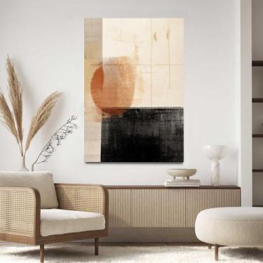 Imagem de Quadro para Sala Quarto Hall Abstrato Minimalista Arte Parede Decorati