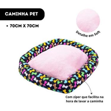 Imagem de Caminha de Cachorro Pequeno Médio Grande Porte Lavavel Estampada - LF 