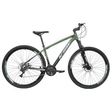 Imagem de Bicicleta Aro 29 Ksw Gti 24v Marchas Câmbios Shiman0 Disco (Verde Militar Preta, 21)