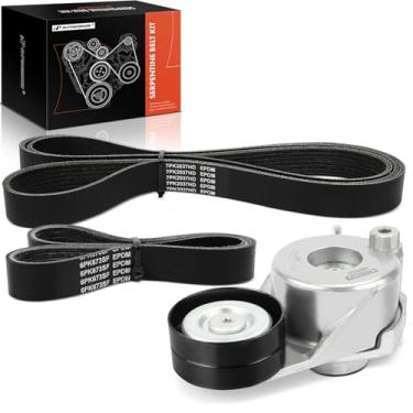 Imagem de A-Premium Kit de transmissão de correia serpentina do motor compatível com Dodge Sprinter 2500 3500 2007 2008 2009 - DOHC V6 3.0L