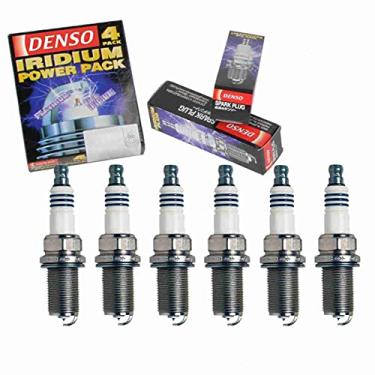 Imagem de 6 velas de ignição DENSO Iridium Power compatíveis com Saab 9-3 2.8L V6 2006-2009