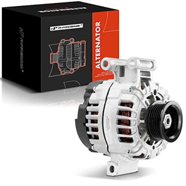 Imagem de A-Premium Alternador compatível com Chevrolet Colorado 2007-2012 e GMC Canyon 2007-2012 & Hummer H3 2007-2010 e Isuzu i-290 2007-2008, 12V 125A CW polia de 6 ranhuras, substituição # 815884343434 80,