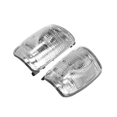 Imagem de Hihaha Par de capa de lente de luz indicadora de seta espelho de asa para Ford Transit T150 T250 T350 2015 2016 2017 2018 2019 2020 2021 Material durável do lado esquerdo e direito do motorista e do
