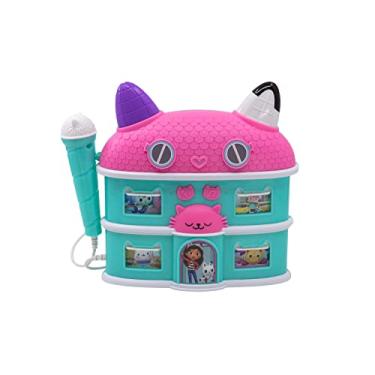 Imagem de eKids Sing Along Boom Box Speaker with Microphone, Kids Karaoke Machine with Built in Music (Gabby)