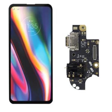 Imagem de Tela Display Lcd Touch Para Moto G 5g Plus Placa De Carga