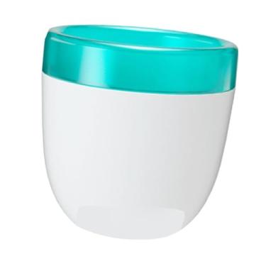 Imagem de ＫＬＫＣＭＳ Vaso Autoirrigável de 5 Polegadas para Plantas, com Drenagem, Ideal para Mesa E Escritório, Branco, Tamanho real