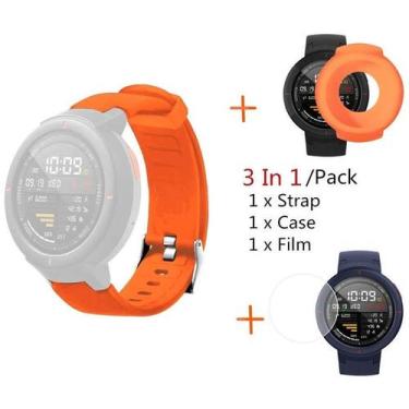 Imagem de Kit Pulseira + Case + Película NSmart compatíveis com amazfit  Verge -