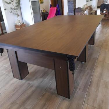 Imagem de Mesa de Bilhar e Jantar Charme Carlin Bilhares Superfície em Pedra de 