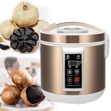 Imagem de Máquina fermentadora de alho preto 5L – Rack de alho de aço inoxidável de duas camadas + configuração de tempo de 7 a 12 dias, pote fermentador inteligente automático, para alho preto, iogurte, Natto,