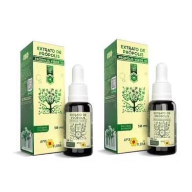 Imagem de Kit 2x Extrato De Própolis Verde 70-30 Ml Linha Própolis - Apis Flora