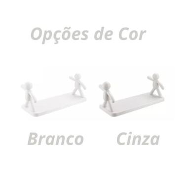 Imagem de Prateleira Decorativa Cozinha Quarto Sala Banheiro Sem Furos - NS, Cin