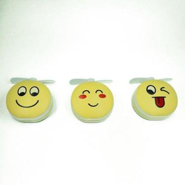 Imagem de Espelho Led Para Maquiagem Portátil Com Ventilador Emoji