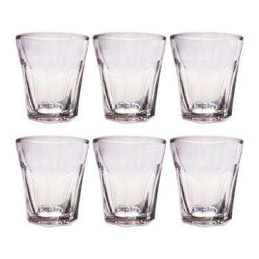 Imagem de Jogo 6 Copos Shot Vidro Tequila Cachaça Vodka Dose 45ml Bar - TODO DIA