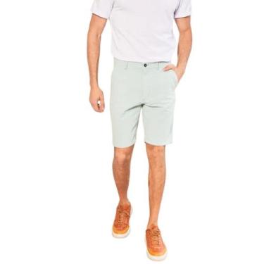 Imagem de Bermuda Esporte Fino Masculina Alfaiataria - FUSION MODAS, Verde claro