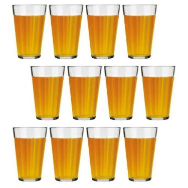 Imagem de Kit 12 Copo Americano Vidro Long Drink 450ml Cristal Nadir - NADIR FIG