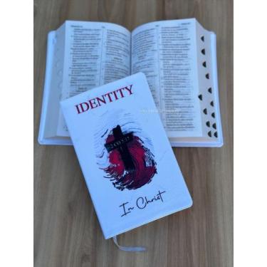 Imagem de Bíblia NVI branca Identidade em Cristo  Com Índice Letras Grandes - Cp