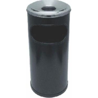 Imagem de Cinzeiro Lixeira Coleta De Bituca Para Fumódromo Esmaltada - JSN