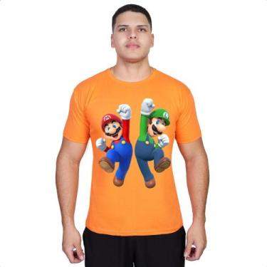 Imagem de Camiseta Super Mario Gamer Personalização Envio Imediato Top - Cassio 