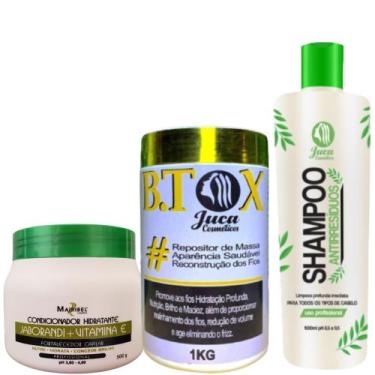 Imagem de Kit B.tox Capilar Redutor de Volumes 1kg Juca + Condicionador Jaburand