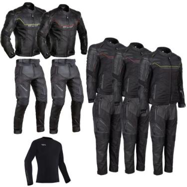 Imagem de Kit texx conjunto falcon feminino e masculino jaqueta e calça + bonus 