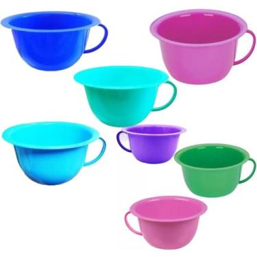 Imagem de Kit 3 Urinol Utilidade Adulto E Infantil De Plástico Pinico Penico - L