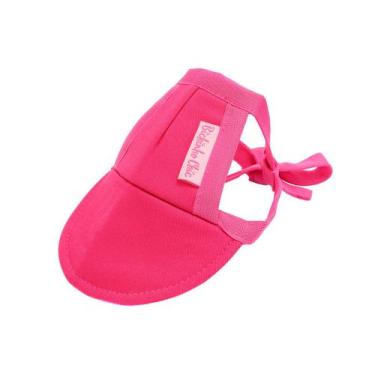 Imagem de Boné Viseira para Cachorro e Gato Pet - Bichinho Chic, Rosa, GG