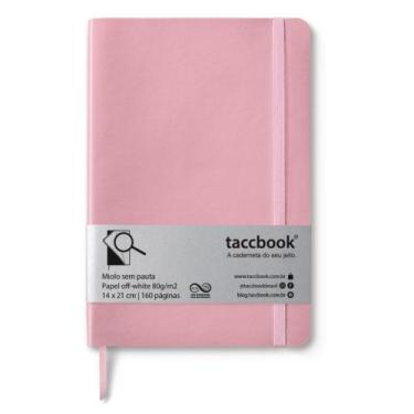 Imagem de Caderno Sem pauta taccbook Rosa (pastel) 14x21 Flex