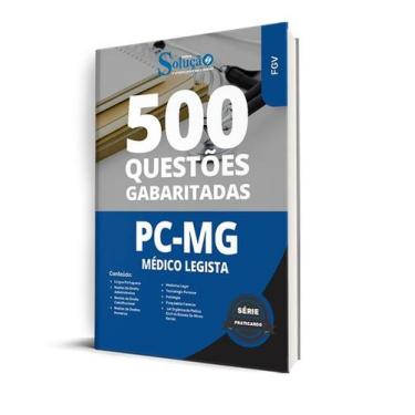 Imagem de Caderno de Questões PC-MG - Médico Legista 500 Questões Gab - Editora 