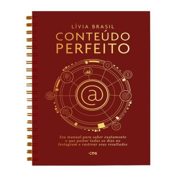 Imagem de CONTEÚDO PERFEITO - Seu manual para saber exatamente o que postar todos os dias no Instagram e rastrear seus resultados: PLANNER CAPA DURA ESPIRAL