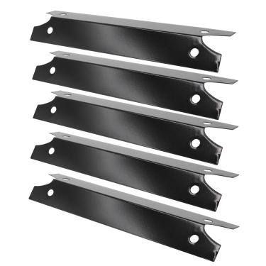 Imagem de Hongso PPG311 (pacote com 5) Placa térmica de aço de porcelana para churrasco, escudo térmico, tampa de queimador, barra vaporizadora, barra aromatizadora para Brinkmann, Charmglow Models Grills, 600-7100-0, BMHP1