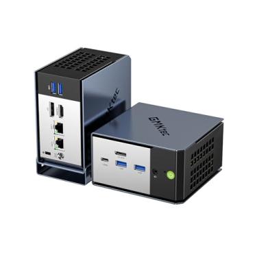 Imagem de Mini PC GMKtecAI AMD Ryzen AI 9 HX-370 Series (5,1 GHz) para jogos, 32 GB LPDDR5X, SSD de 1 TB PCIe 4.0, tela tripla 8K, Wi-Fi 6 e USB 4/Interface Oculink/EVO-X1