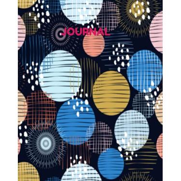 Imagem de Abstract Circle Journal: Large 240 page 8x10 Journal Notebook for Home School Office