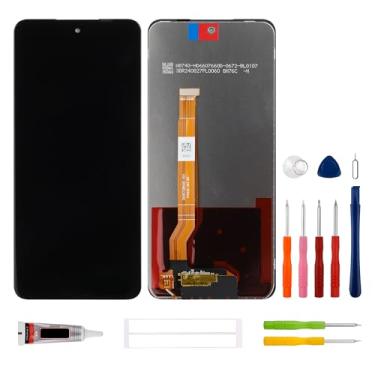 Imagem de SWARK Novo visor LCD compatível com Realme C67 4G RMX3890 [6,7 polegadas] Substituição de montagem digitalizador de tela sensível ao toque + ferramentas