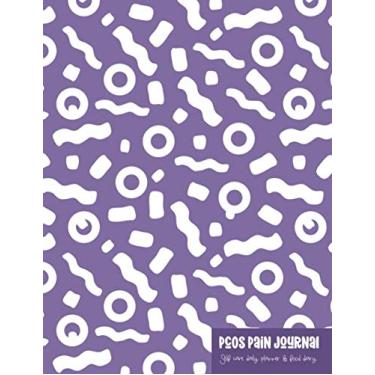 Imagem de PCOS Pain Journal: Self Care Daily Planner and Food Diary - Purple Abstract