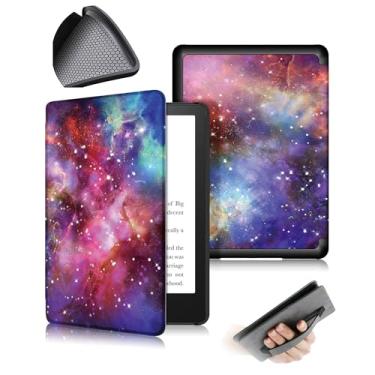 Imagem de GUKSRASO Capa para Kindle Paperwhite (7", 12ª Geração, Release 2024) e Kindle Colorsoft Signature Edition com Tira de Alça de Mão TPU Soft Traseiro Com a Função Automotor/Sleep
