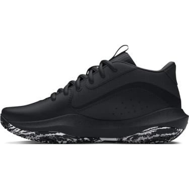 Imagem de Under Armour Tênis unissex infantil School Lockdown 7, (004) Preto/Preto/Prata Metálico, 5 Big Kid