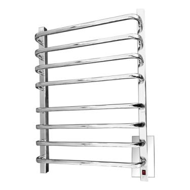 Imagem de Toalheiro Térmico Grande Cromado Flape 110V Fio Oculto Direito