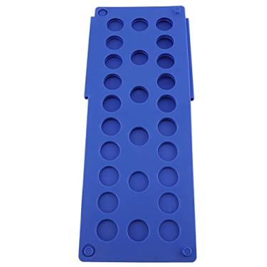 Imagem de Organizador de Roupas Armário Camisa Placa Dobrável Calças Crianças Tamanhos Adultos (Azul)